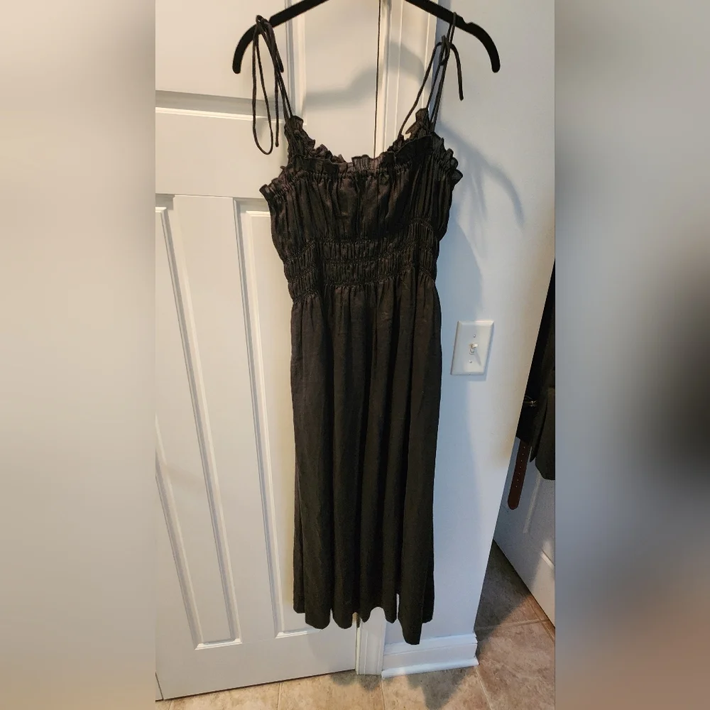DOEN RHODA dress black Large - Picture 2 of 5